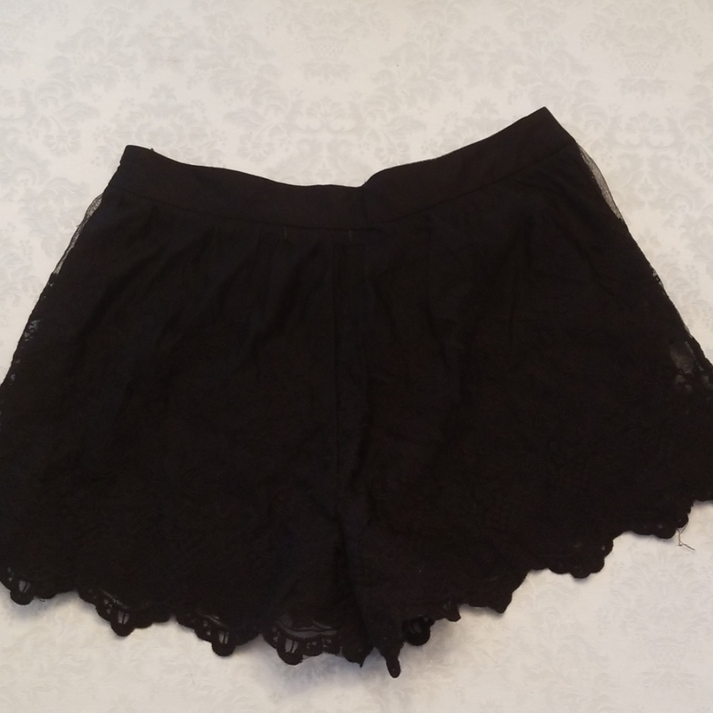 Black Lace shorts